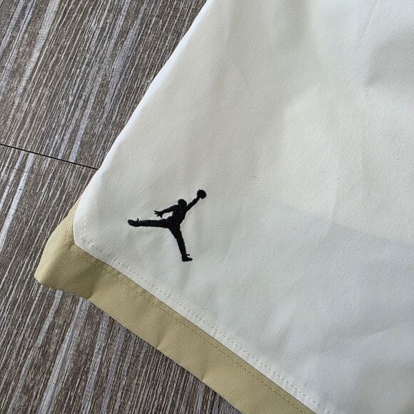 Air Jordan Women's Woven Shorts Beige Tan Black Pockets New DZ3343-133 Small S - Picture 8 of 16